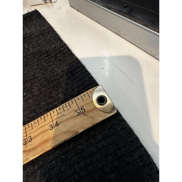 R Label Medium Women Open Front Duster Sweater Wool Cashmere Blend F01 - Picture 6 of 8